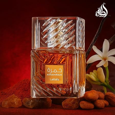 Lattafa Khamrah by Lattafa for Men - 3.4 oz EDP Spray | Natural Spray, Long-Lasting Scent, Unisex