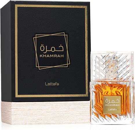 Lattafa Khamrah by Lattafa for Men - 3.4 oz EDP Spray | Natural Spray, Long-Lasting Scent, Unisex