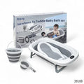 Baby Bath Set Folding Bath Baby Clothes Washing Machine Baby Bath Six-piece Gift Box