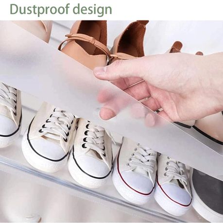 Multilayer Shoe Rack Space Saving Plastic Shoe Storage Rack Anti-Slip Multifunctional Shoe Shelf for Dorm Apartment Rental House