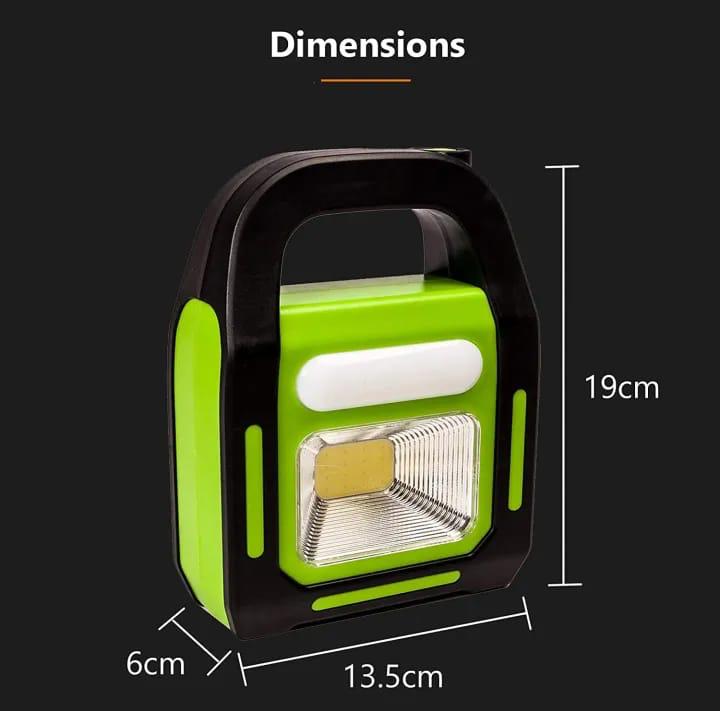Portable Waterproof Solar Rechargeable Lantern with 3 Light Modes; Perfect for Camping and Emergency Situations