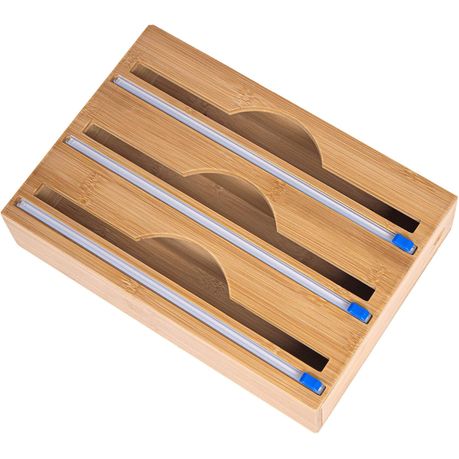 Wholesale Plastic Wrap Dispenser With Cutter 3 in 1 Aluminum Foil