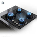 New Model Home Kitchen Appliances Built-in Foldable and Flippable 4 Burnrer LPG and NG Gas Cooking Hob Stove