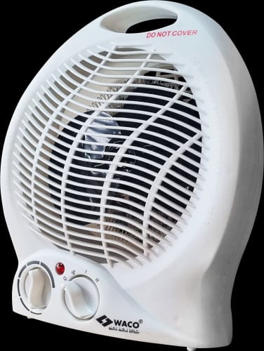 Sohler Portable Electric 1500W Fan Heater with Adjustable Thermostat, Overheat and Tip-Over Protection, ETL Certified, Ideal for Home & Office, White