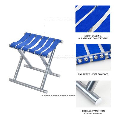 Portable Folding Mazar Chair for Outdoor Camping, Picnic, Beach, Easy to Fold Camp stool, Fishing Chairs Household Accessories