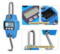 300kg Precision LCD Crane Scale Portable Electronic Stainless Steel Hook Hanging Scales Digital Industrial Health Weight Kg/Lb/N