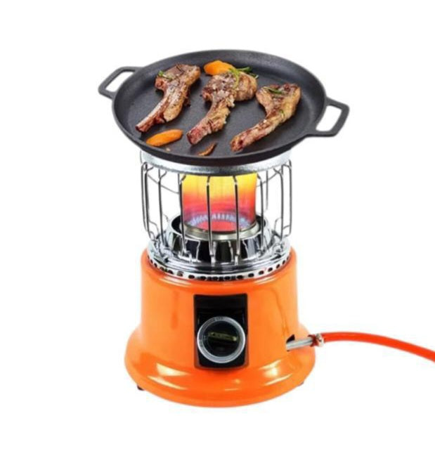 2 in 1 Propane Heater & Stove, 13000 BTU Portable Propane Heater with Handle, Outdoor Heater Gas Stove for Patio, Camping, Tent, Ice Fishing,