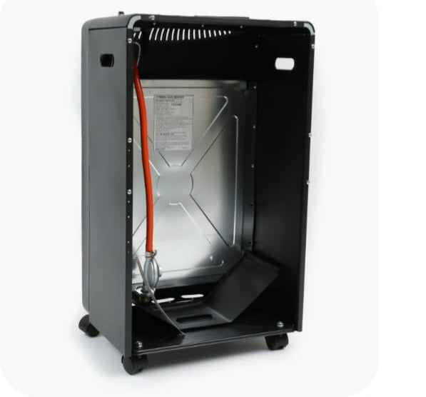 Propane Patio Heater, 18,000 BTU Foldable Outdoor Propane Heater with LP Regulator, Portable Gas Heaters for Camping, Garage, Porch and Backyard