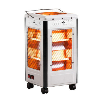 2KW Multi-function Air Heater Home Use Heater & Barbecue Dual-use Five-sided Speed Hot Electric Warmer Third Gear Adjustable