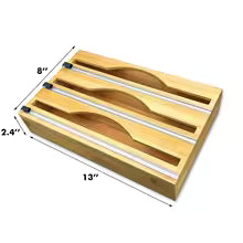 Wholesale Plastic Wrap Dispenser With Cutter 3 in 1 Aluminum Foil
