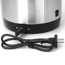 NutriChef Hot Water Urn Pot 3.38 QT, Insulated Stainless Steel Hot Water Dispenser & Boiler, Auto & Manual Dispense, Safety Lock, Electric Kettle