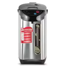 NutriChef Hot Water Urn Pot 3.38 QT, Insulated Stainless Steel Hot Water Dispenser & Boiler, Auto & Manual Dispense, Safety Lock, Electric Kettle